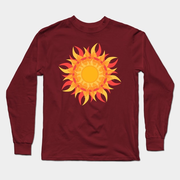 Sun Long Sleeve T-Shirt by JasonLloyd